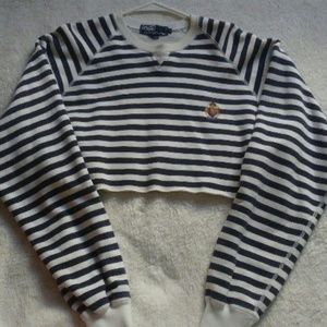 Vintage polo cropped sweater